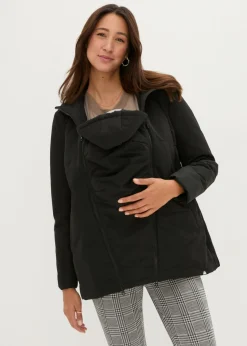 Chaqueta funcional premamá, 3 en 1, ligeramente guateada y con función de porteo