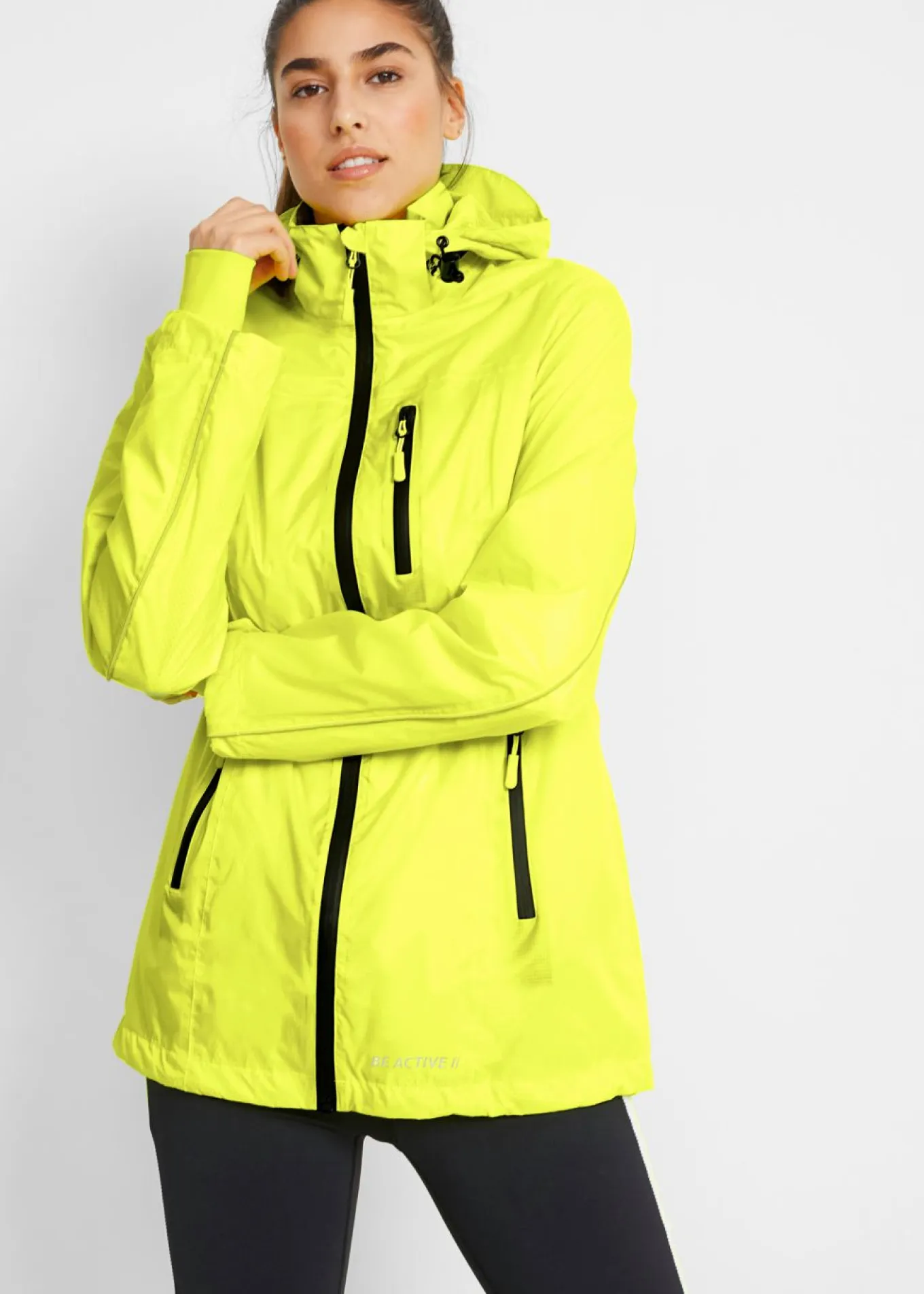 Chaqueta funcional reflectante e impermeable