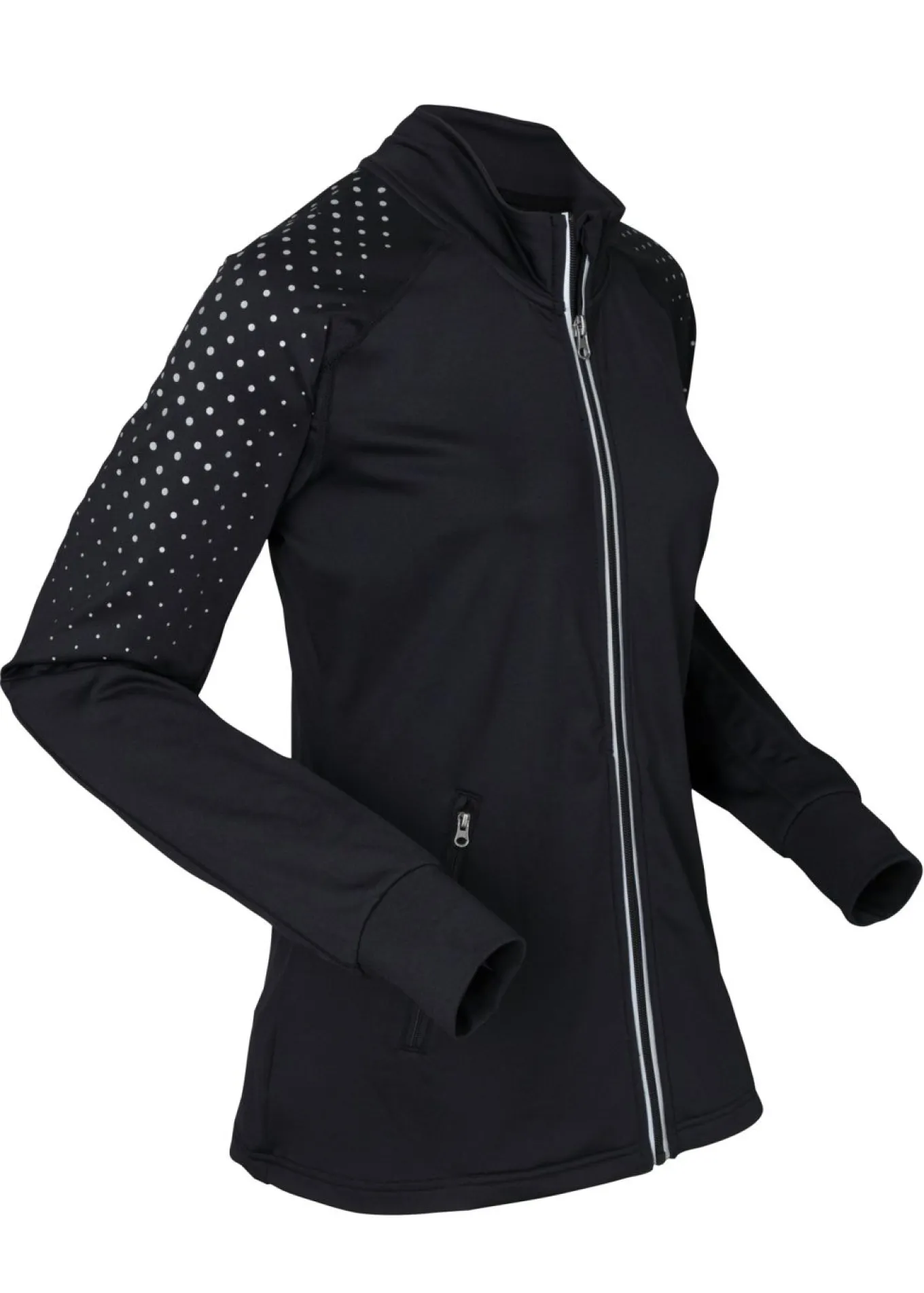 Chaqueta funcional térmica con estampado reflectante