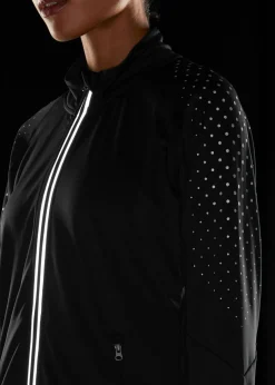 Chaqueta funcional térmica con estampado reflectante