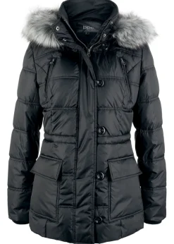 Chaqueta guateada con capucha