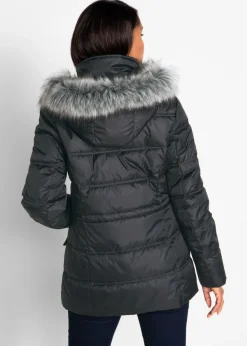 Chaqueta guateada con capucha
