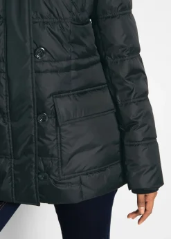 Chaqueta guateada con capucha