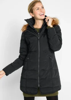 Chaqueta guateada con capucha