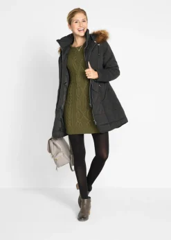 Chaqueta guateada con capucha