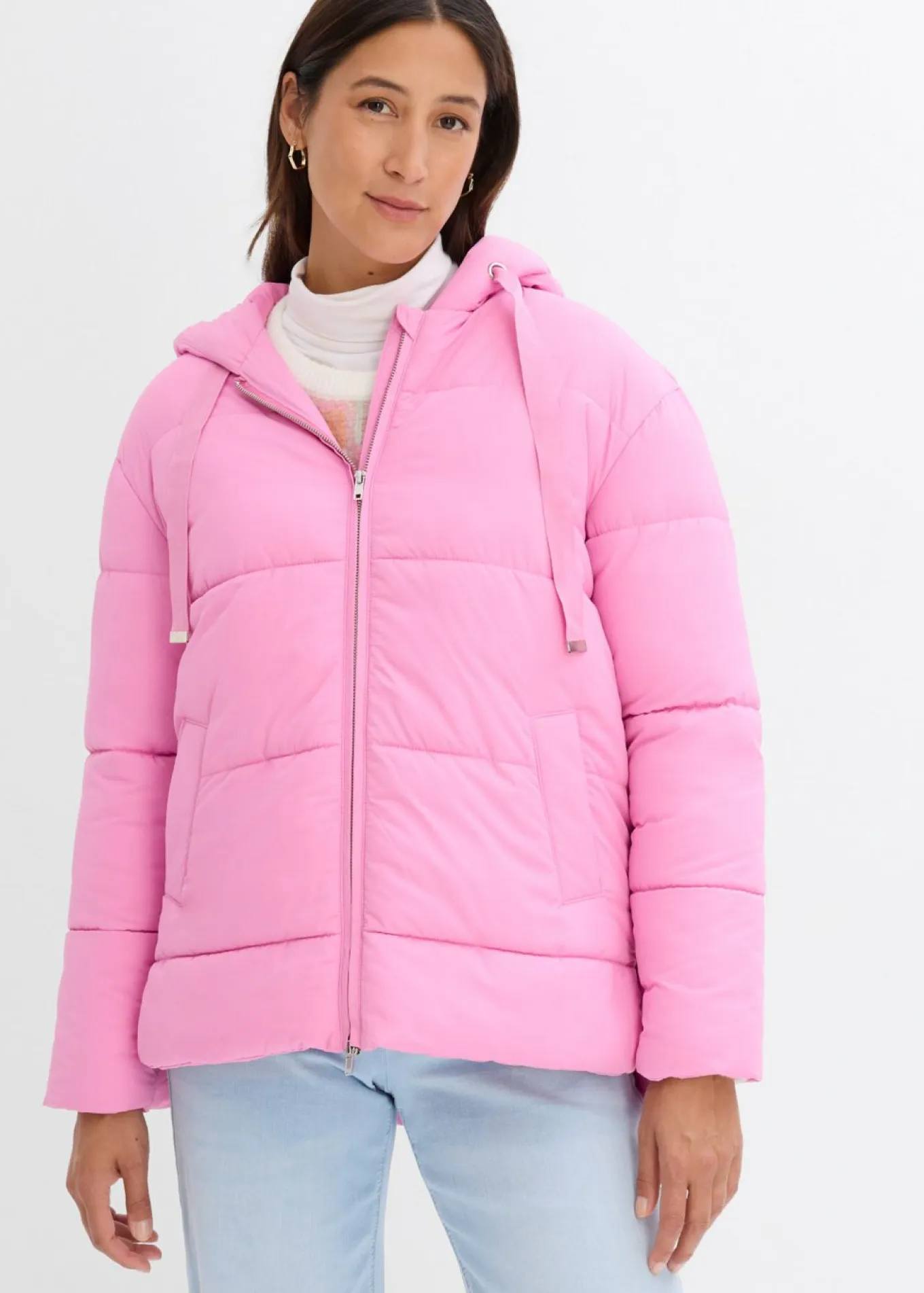 Chaqueta guateada con corte holgado