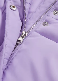 Chaqueta guateada con cuello alto