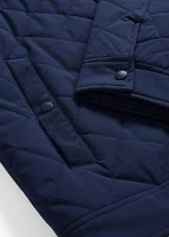 Chaqueta guateada con cuello de pana