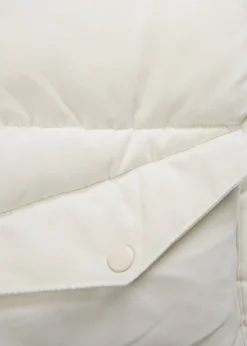 Chaqueta guateada con cuello de pelo