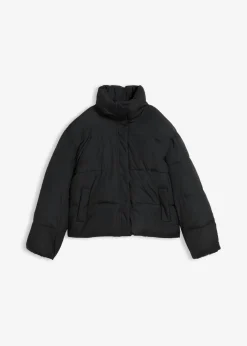 Chaqueta guateada con cuello alto