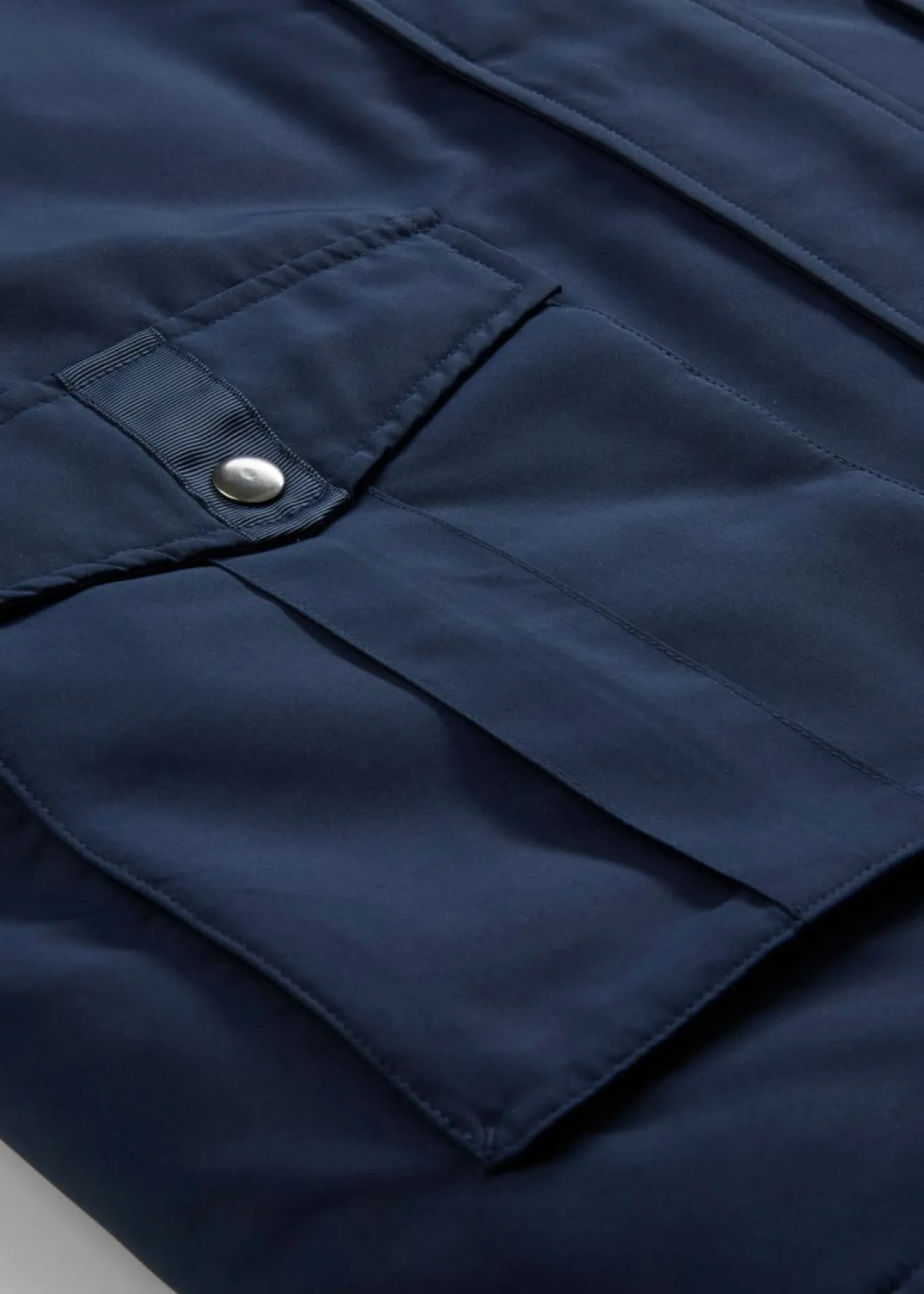 Chaqueta guateada de invierno con cuello de pana
