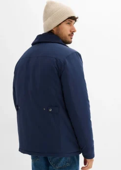 Chaqueta guateada de invierno con cuello de pana