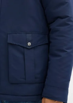 Chaqueta guateada de invierno con cuello de pana