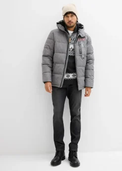 Chaqueta guateada de invierno con capucha
