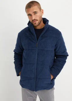 Chaqueta guateada de pana con capucha desmontable