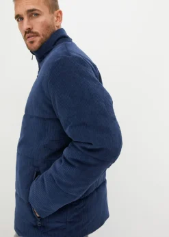 Chaqueta guateada de pana con capucha desmontable