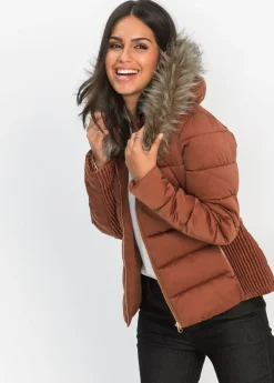 Chaqueta guateada de poliéster reciclado