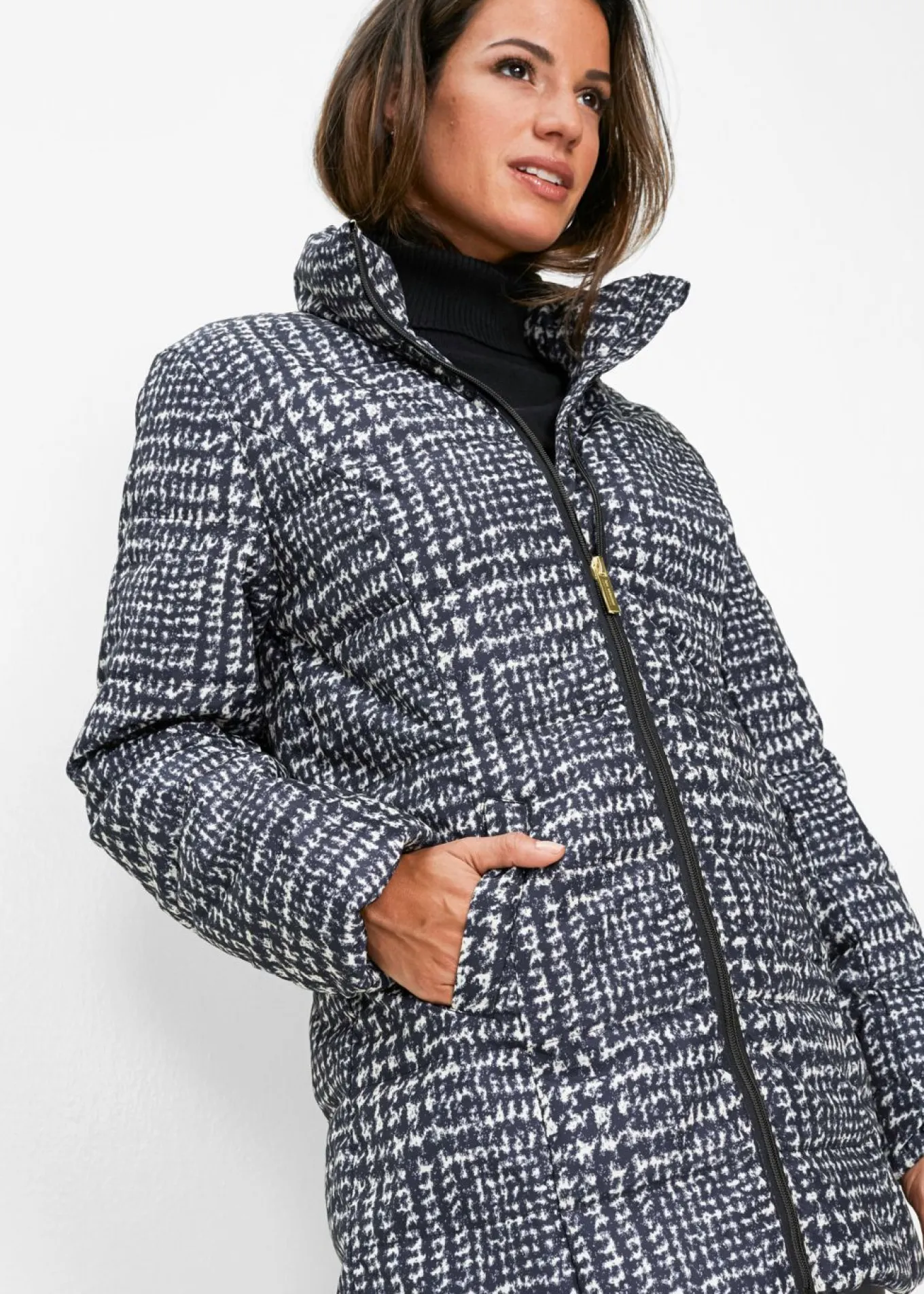 Chaqueta guateada larga