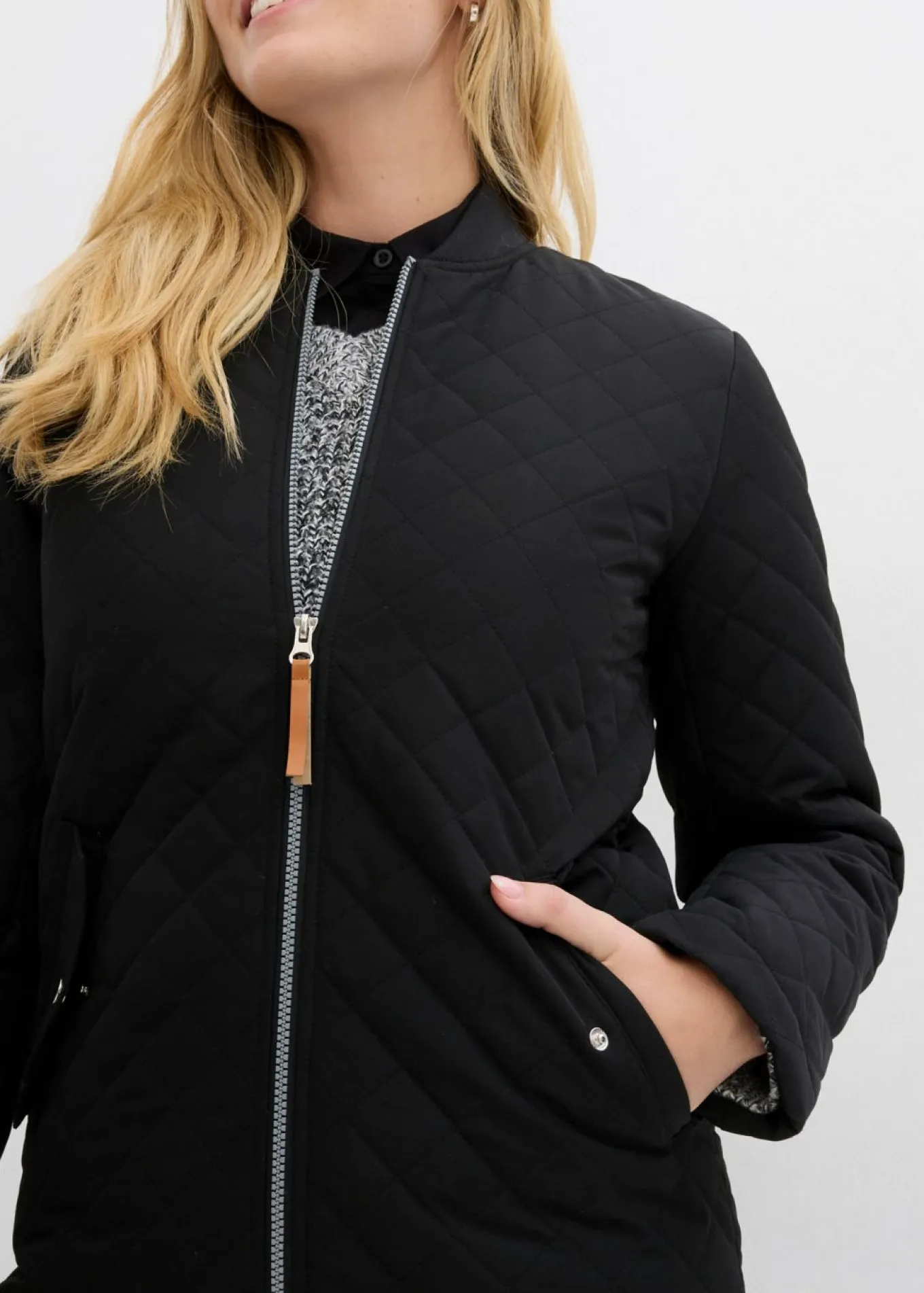 Chaqueta guateada larga