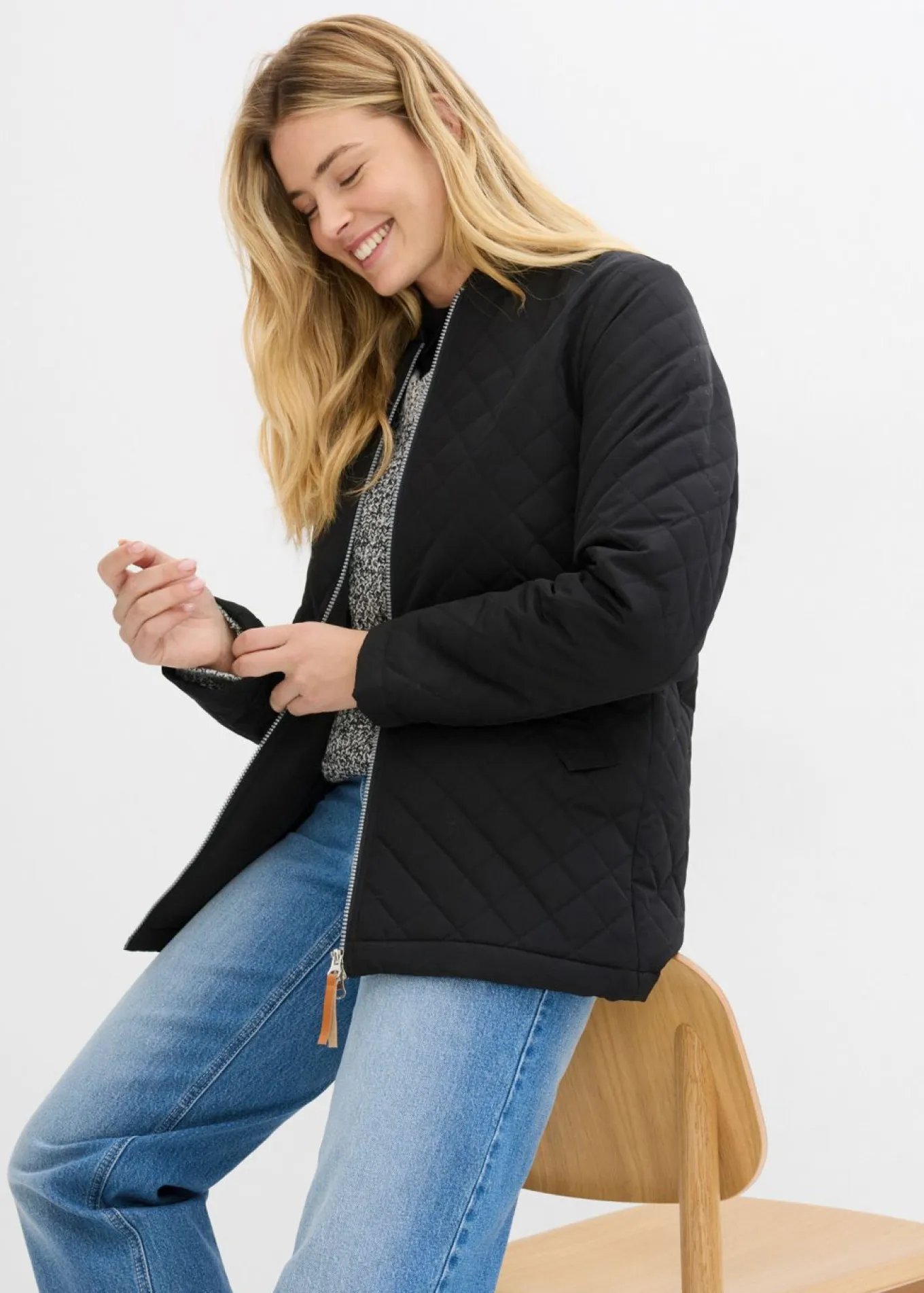 Chaqueta guateada larga