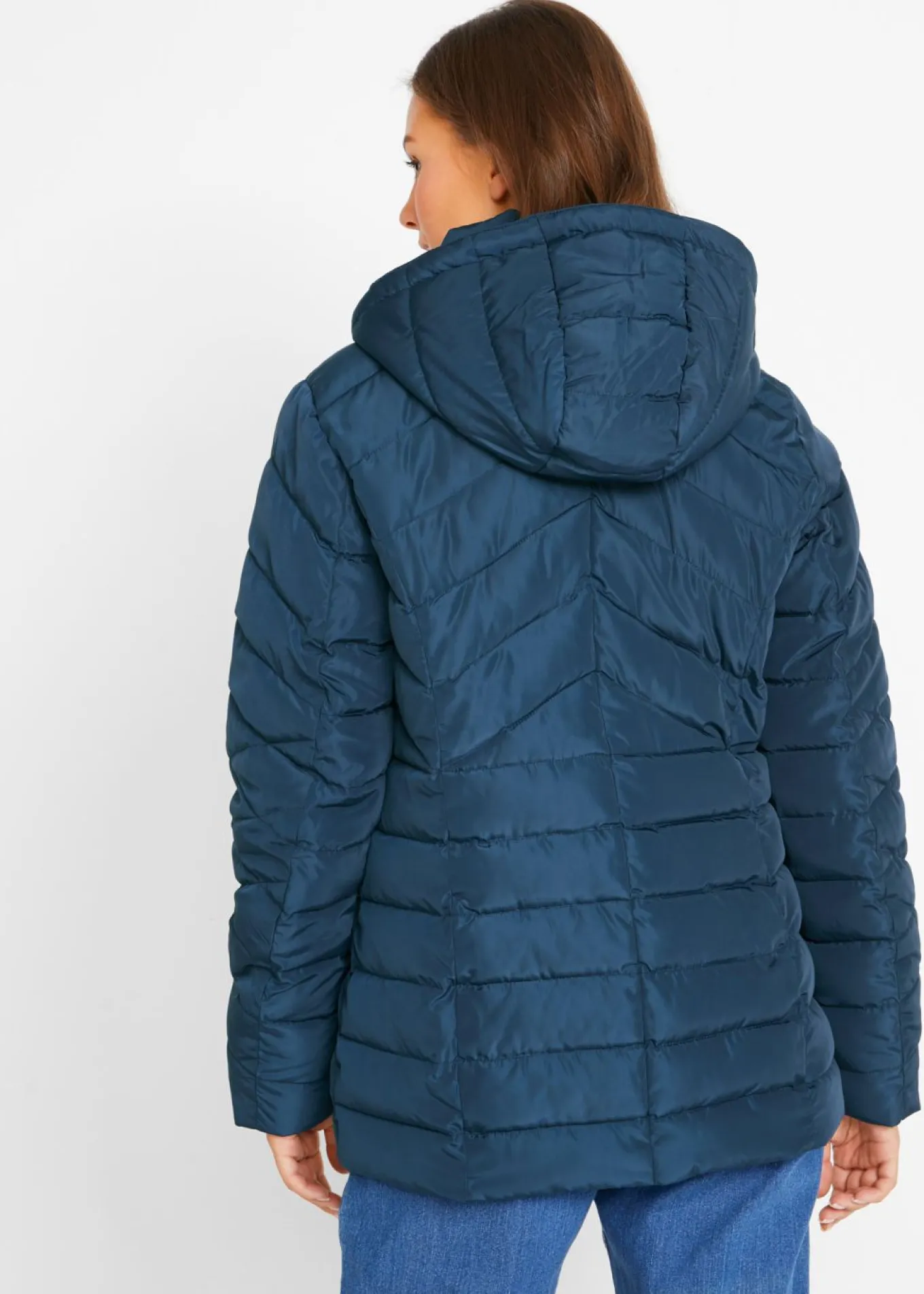 Chaqueta guateada ligera con capucha desmontable