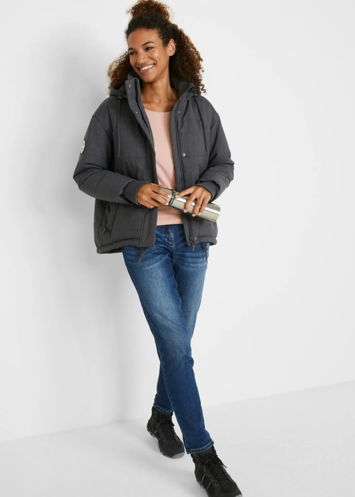 Chaqueta guateada para exteriores