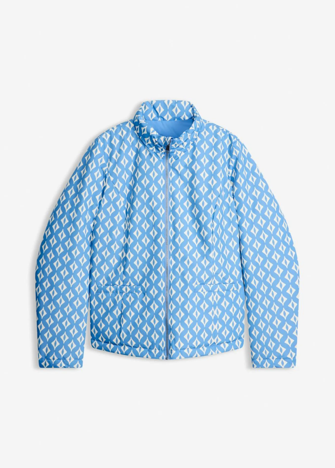 Chaqueta guateada reversible con estampado