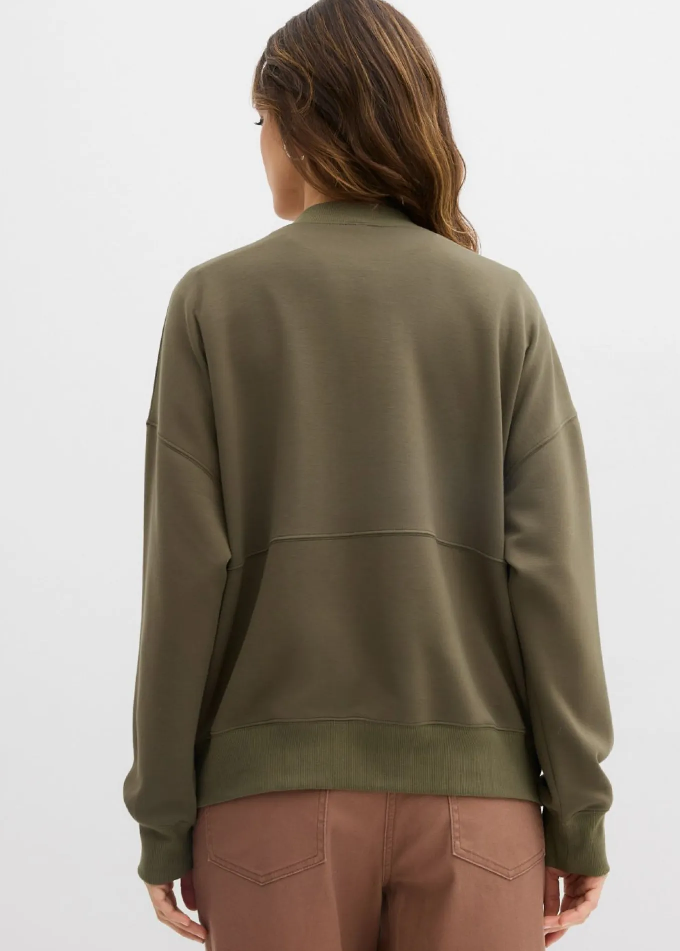 Chaqueta holgada de chándal de neopreno