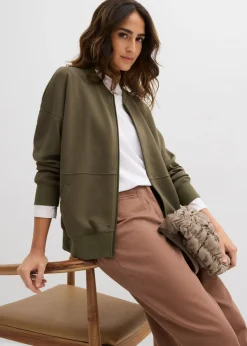 Chaqueta holgada de chándal de neopreno