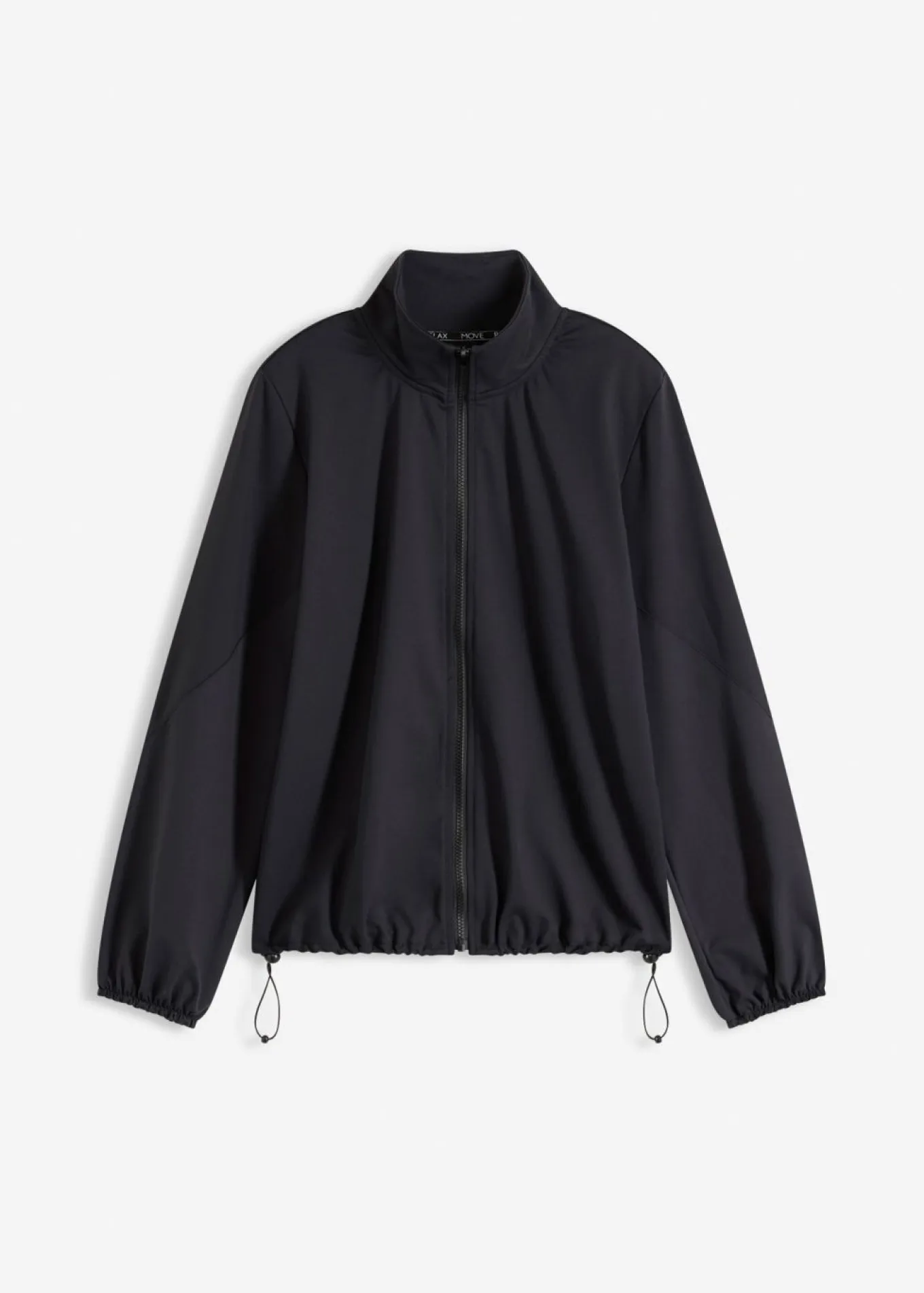 Chaqueta holgada de chándal de algodón resistente