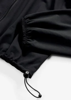 Chaqueta holgada de chándal de algodón resistente
