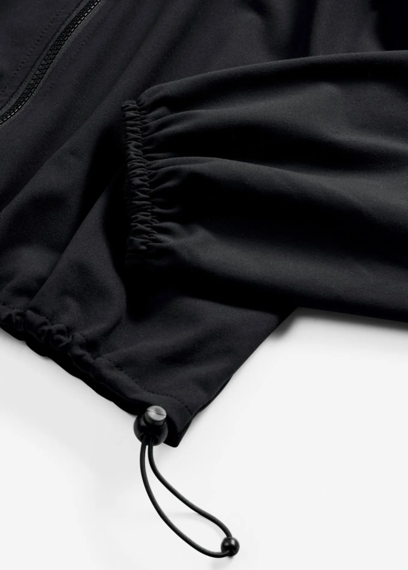Chaqueta holgada de chándal de algodón resistente