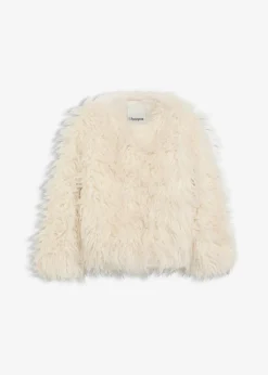Chaqueta holgada de pelo sintético