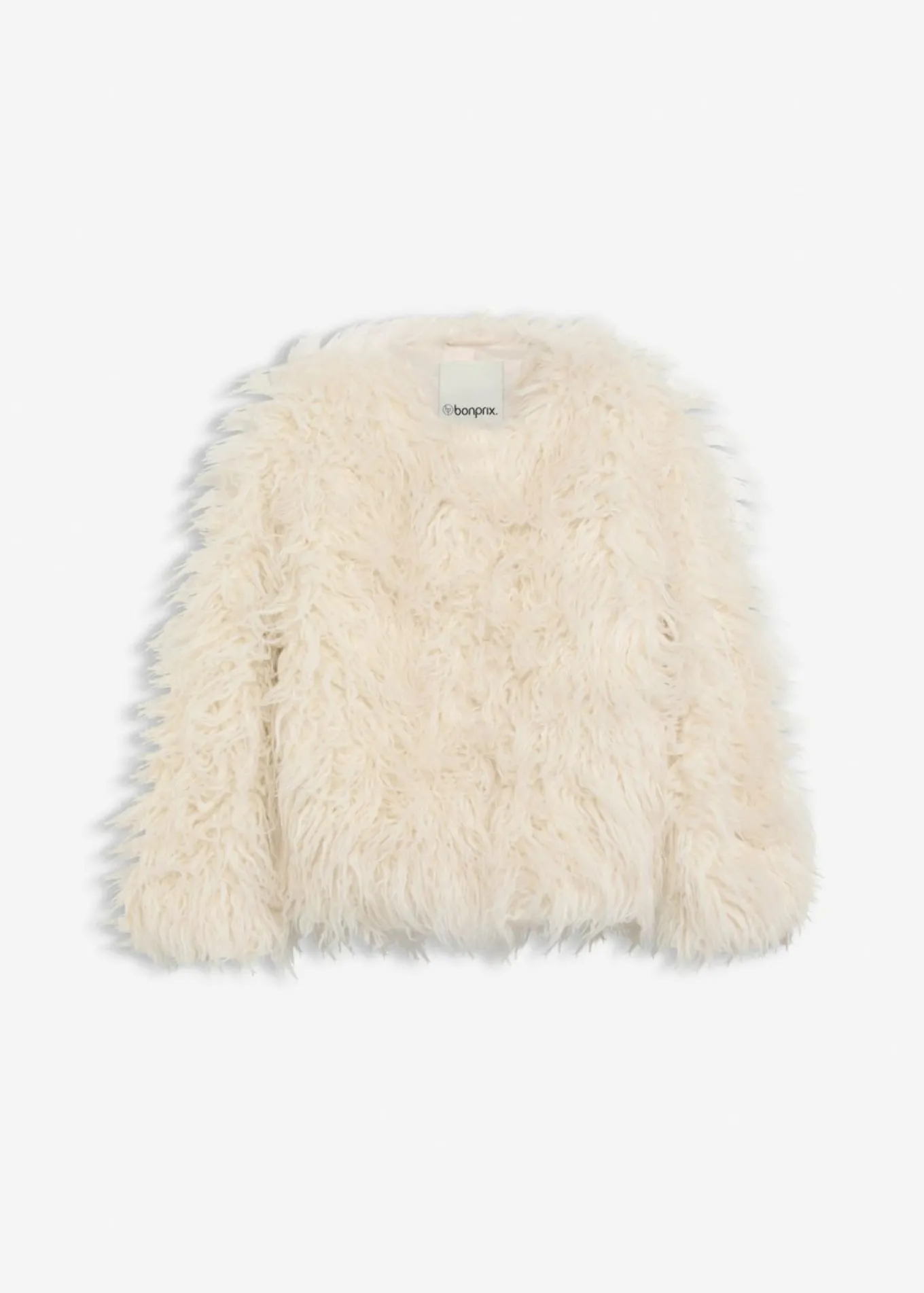 Chaqueta holgada de pelo sintético
