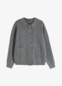 Chaqueta holgada de punto