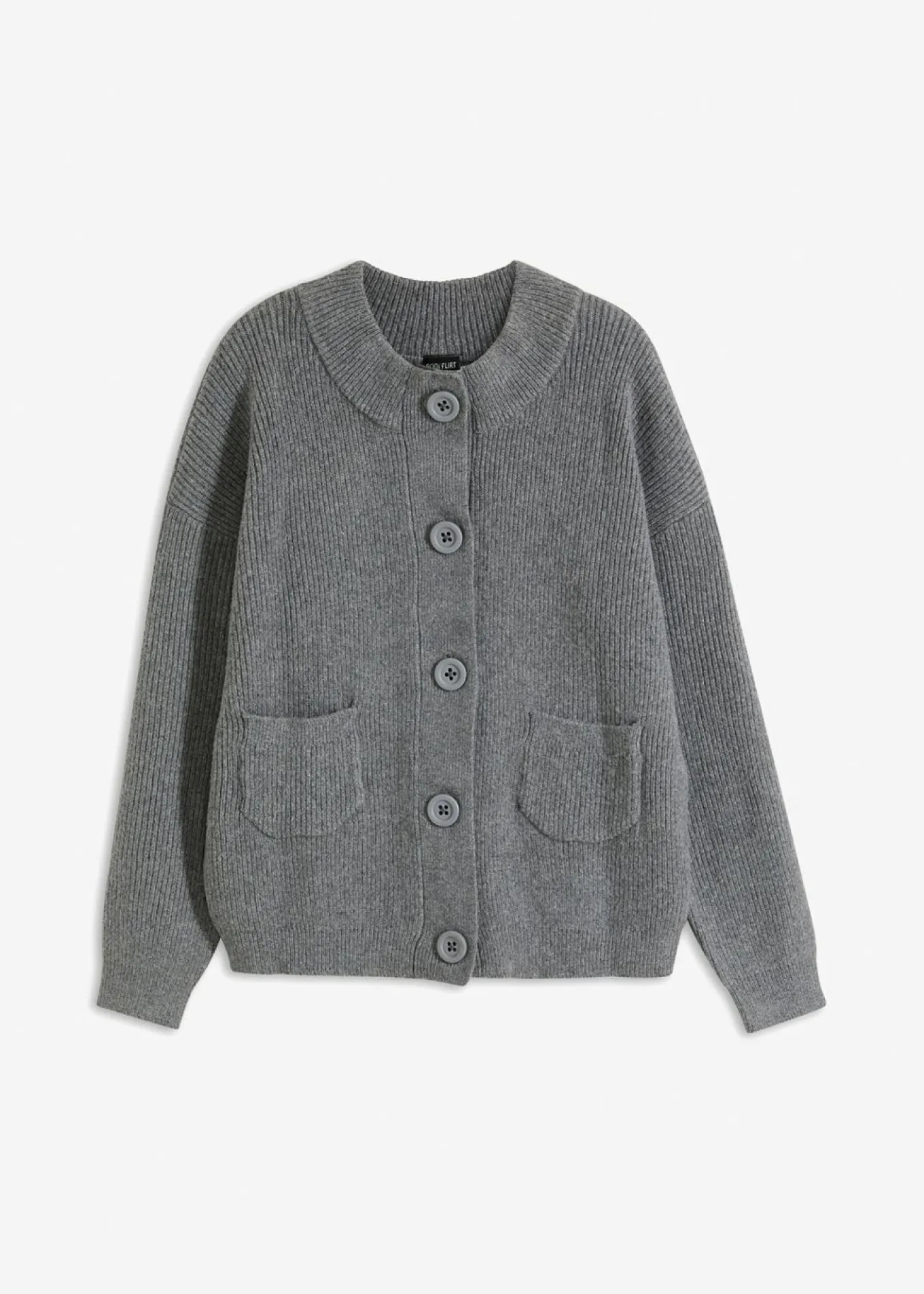 Chaqueta holgada de punto