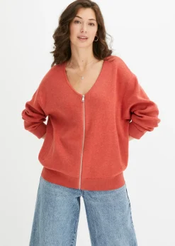 Chaqueta holgada de punto
