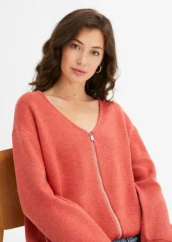 Chaqueta holgada de punto