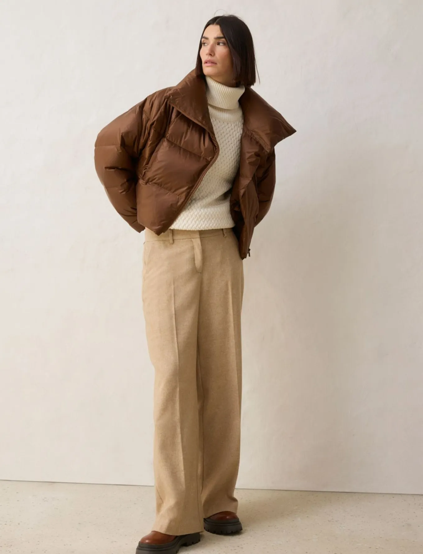 Chaqueta impermeable con plumón reciclado