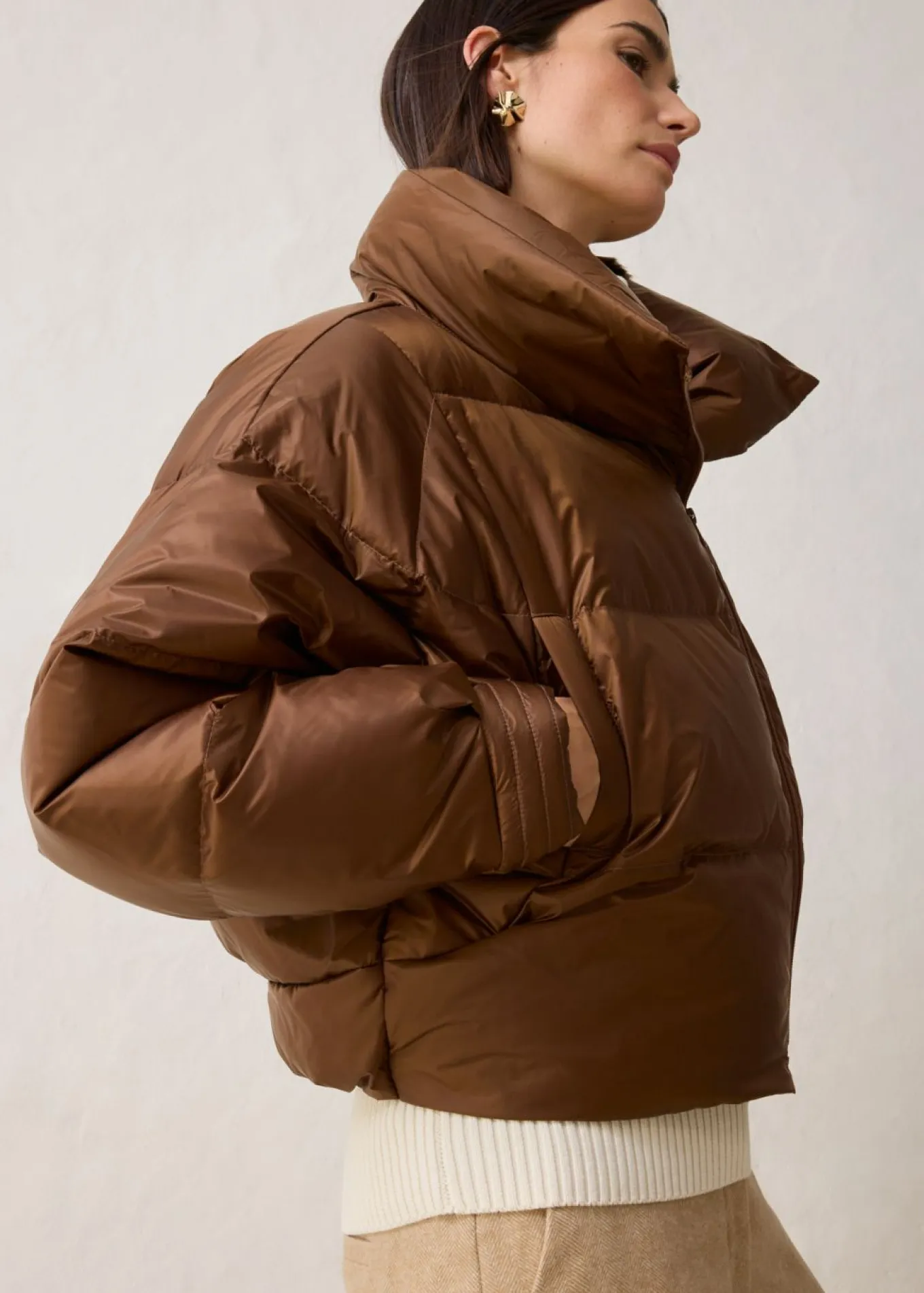 Chaqueta impermeable con plumón reciclado