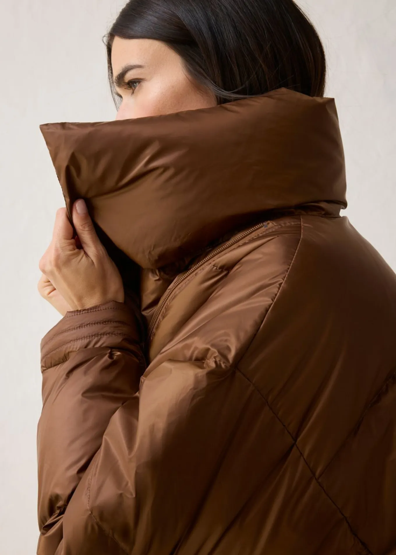 Chaqueta impermeable con plumón reciclado