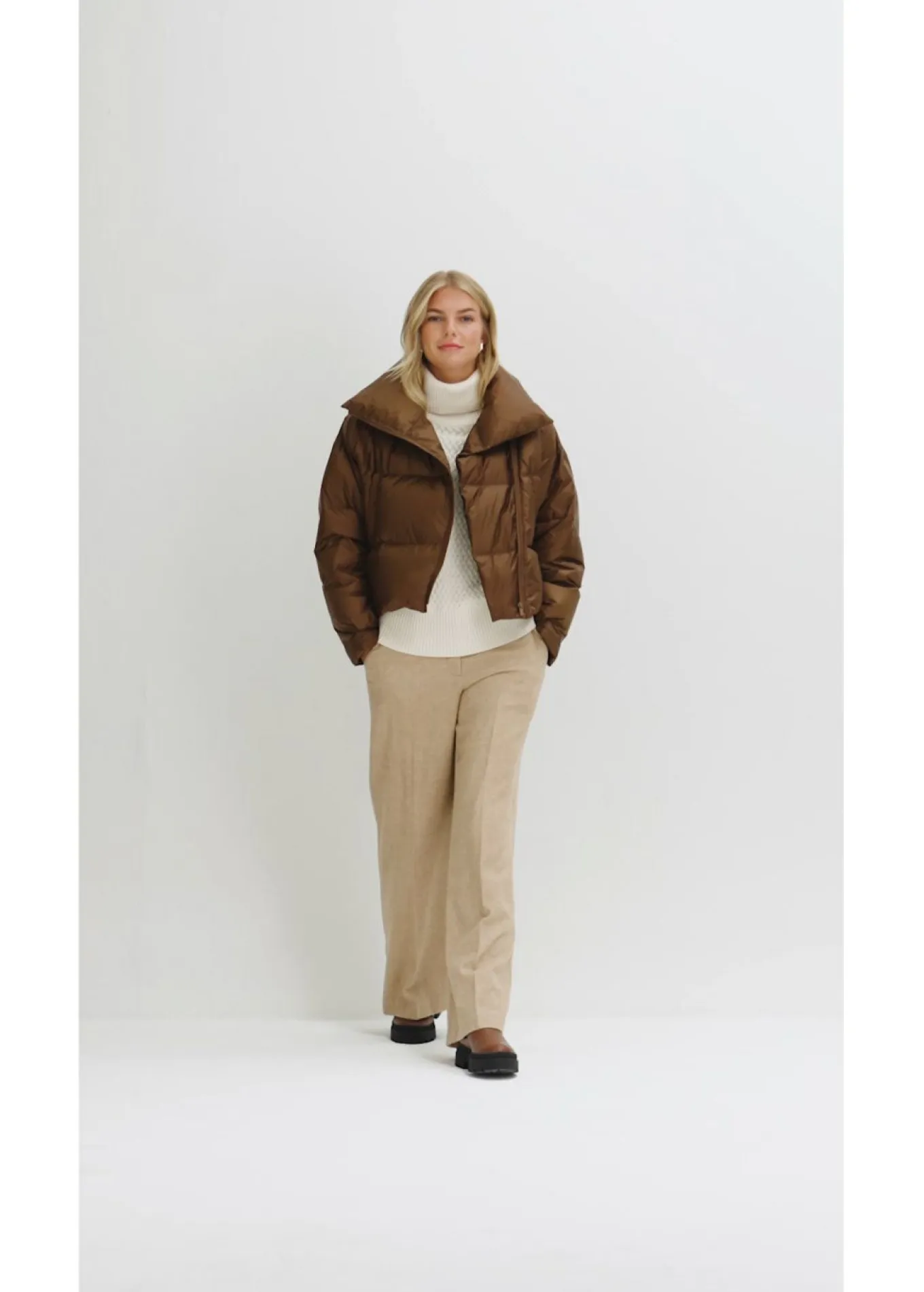 Chaqueta impermeable con plumón reciclado