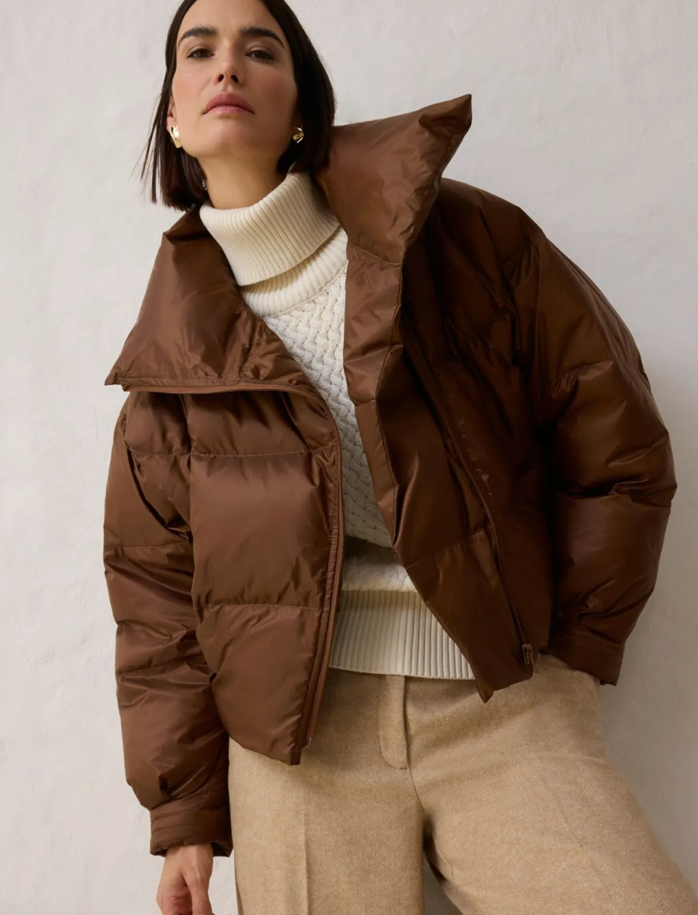 Chaqueta impermeable con plumón reciclado
