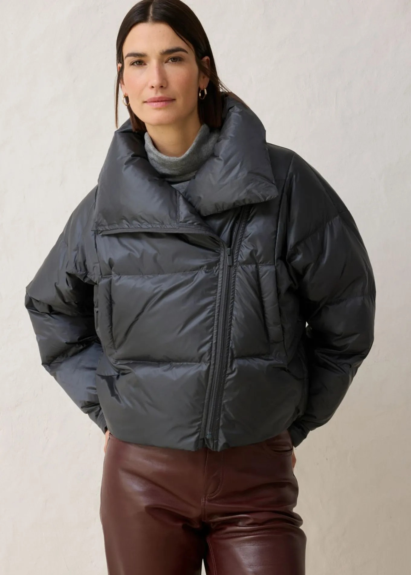 Chaqueta impermeable con plumón reciclado