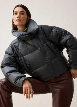Chaqueta impermeable con plumón reciclado