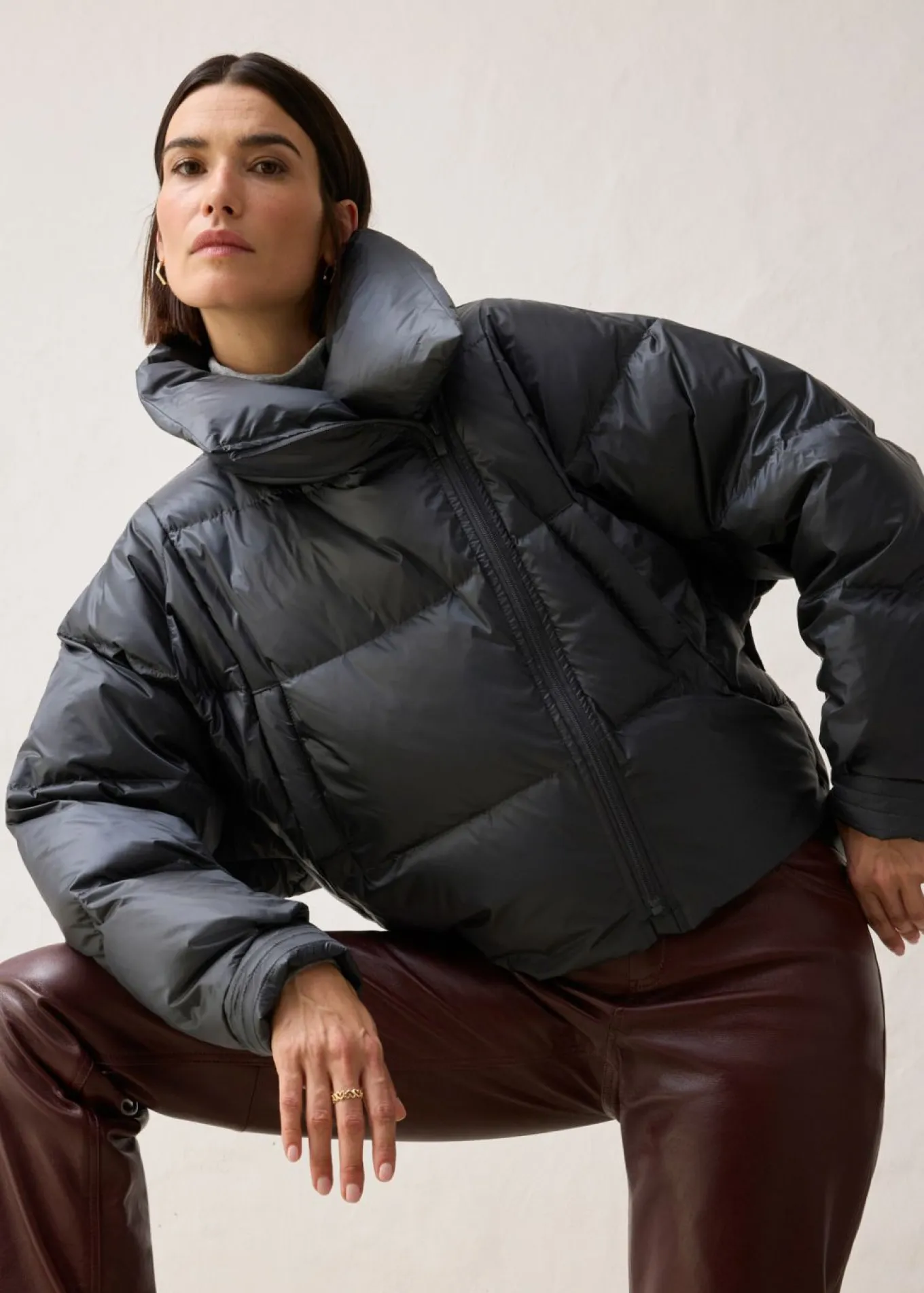 Chaqueta impermeable con plumón reciclado