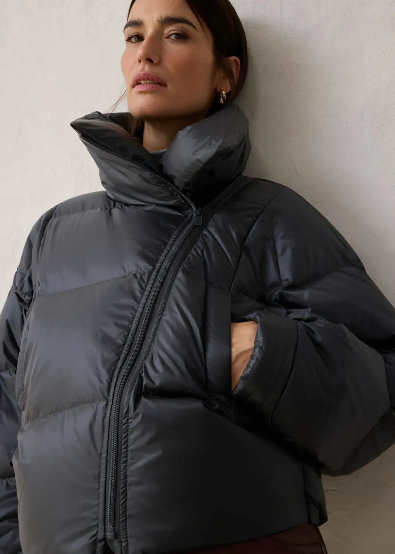 Chaqueta impermeable con plumón reciclado