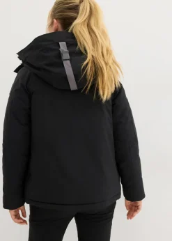 Chaqueta impermeable de esquí con protector antinieve