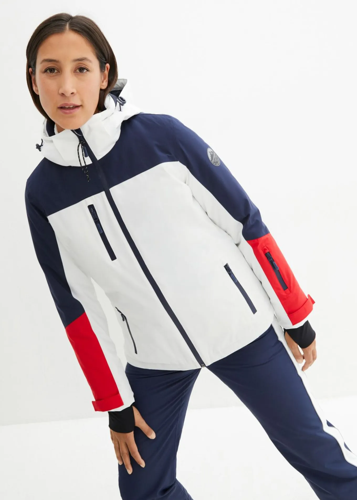 Chaqueta impermeable de esquí con aberturas de ventilación