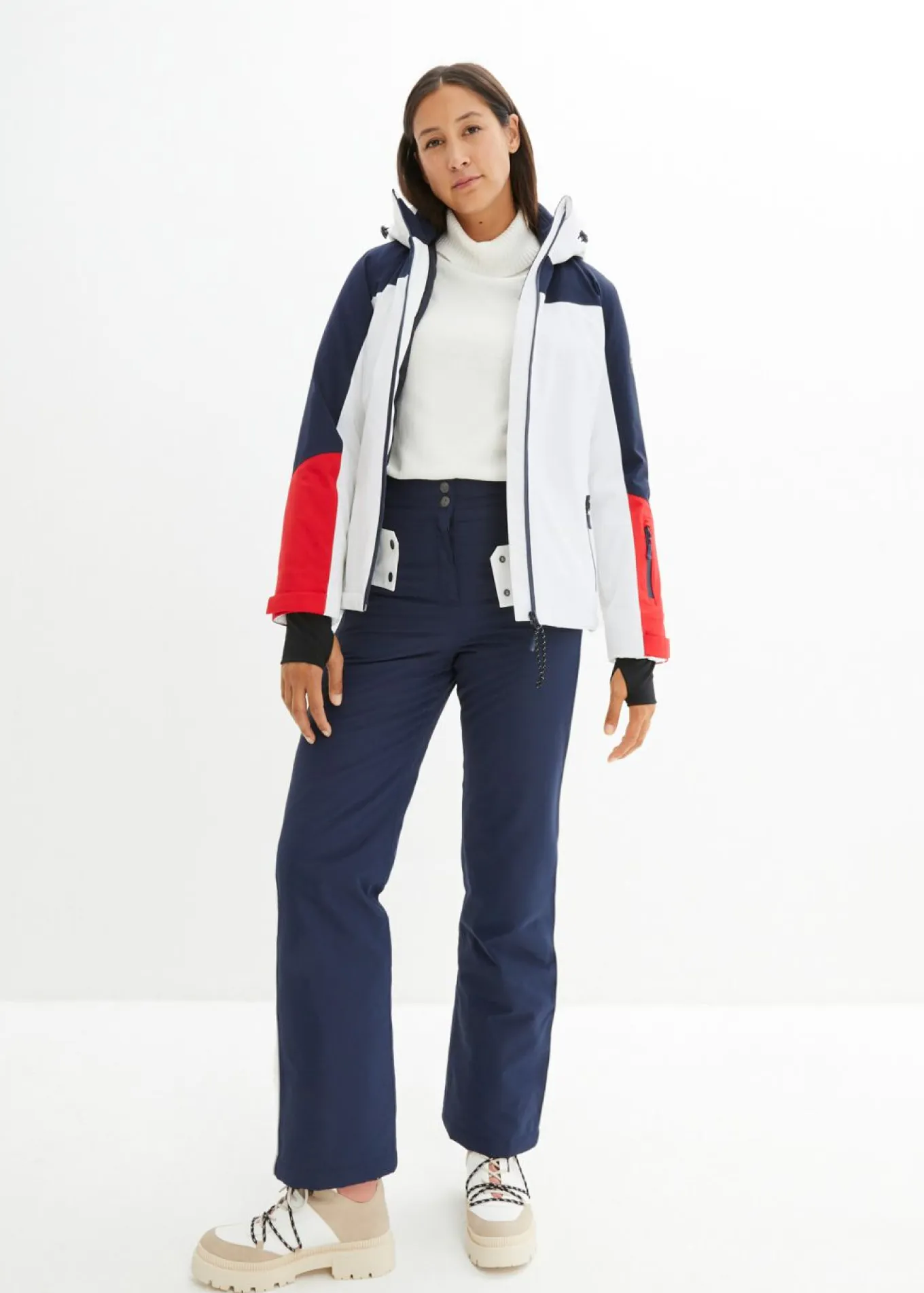 Chaqueta impermeable de esquí con aberturas de ventilación